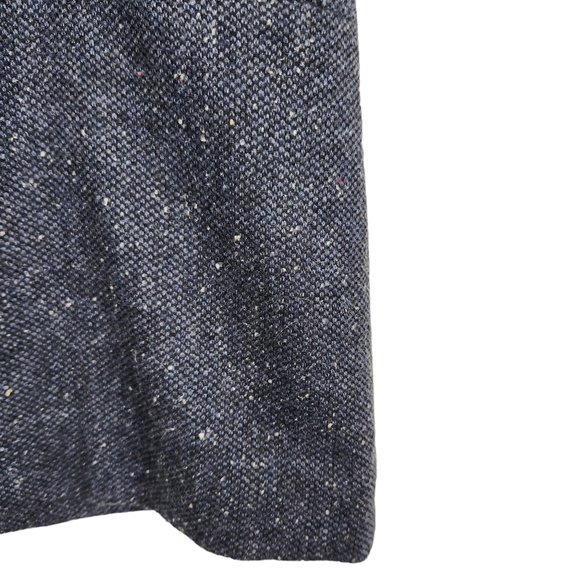 LOFT Tweed Wool Blend Knee Length Skirt Women's Size 4 Charcoal Gray - Picture 4 of 8